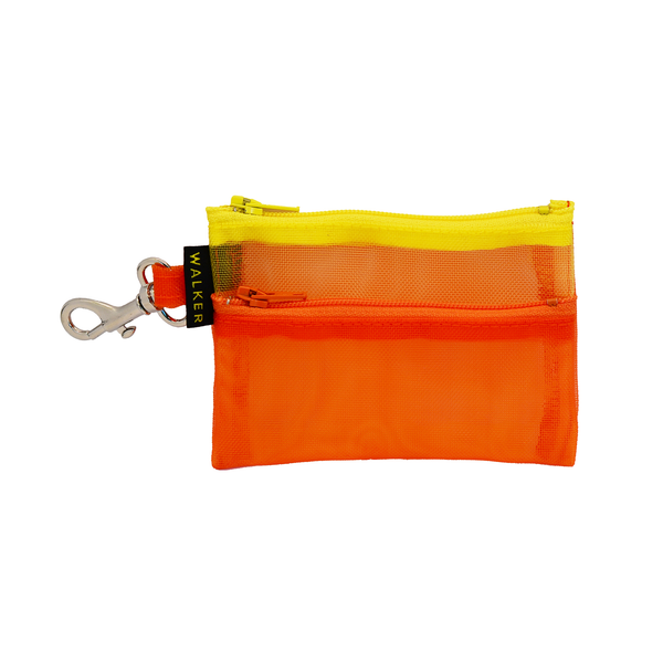 Double Zip Case w/ Hook - Multi Color