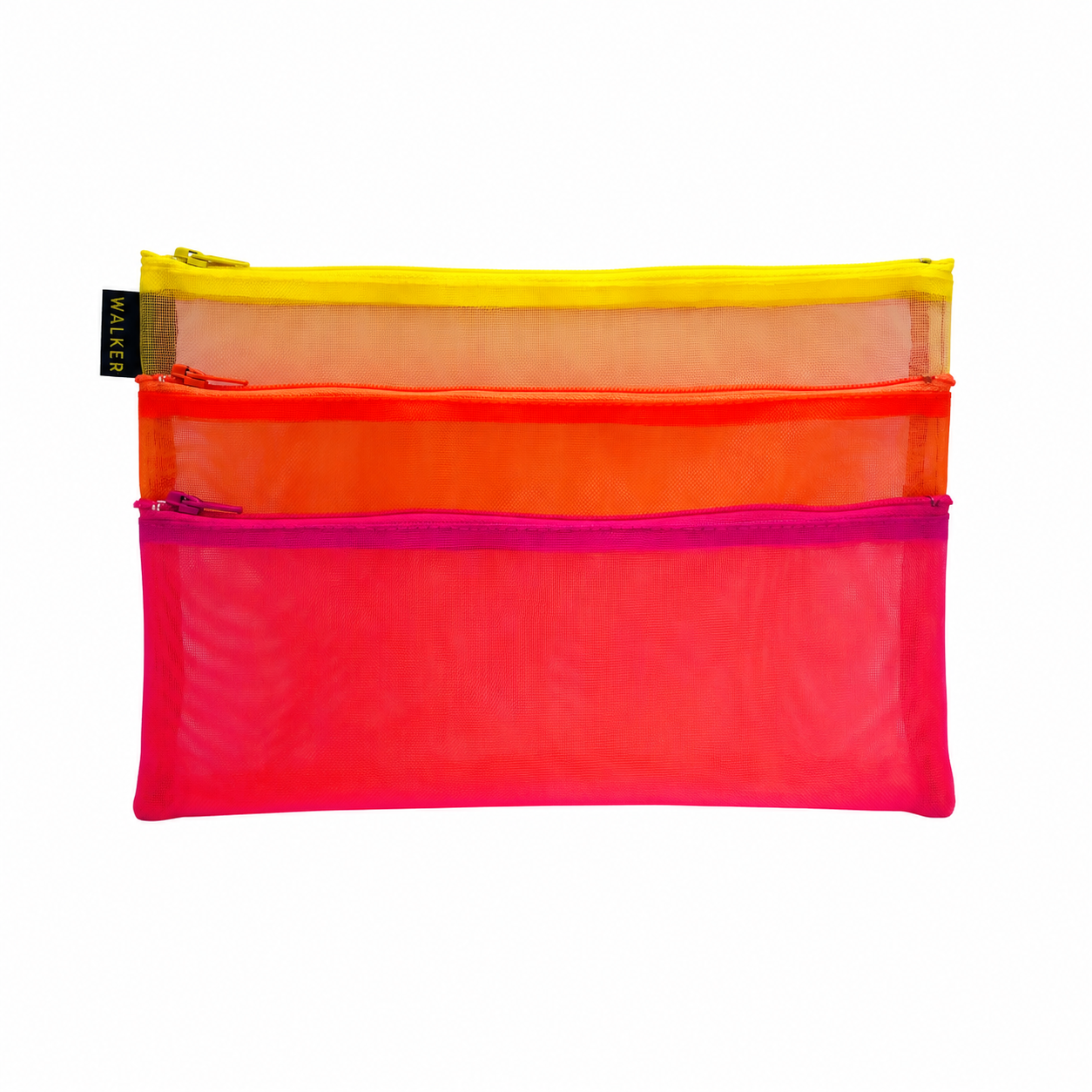 Triple Zip Cases - Multi Color