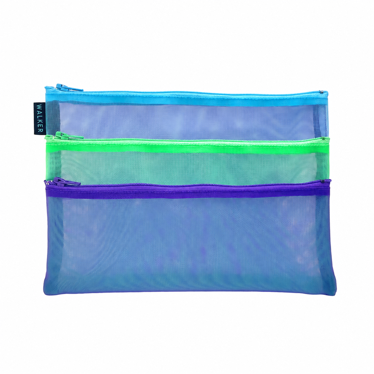 Triple Zip Cases - Multi Color
