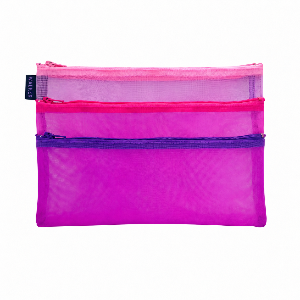 Triple Zip Cases - Multi Color