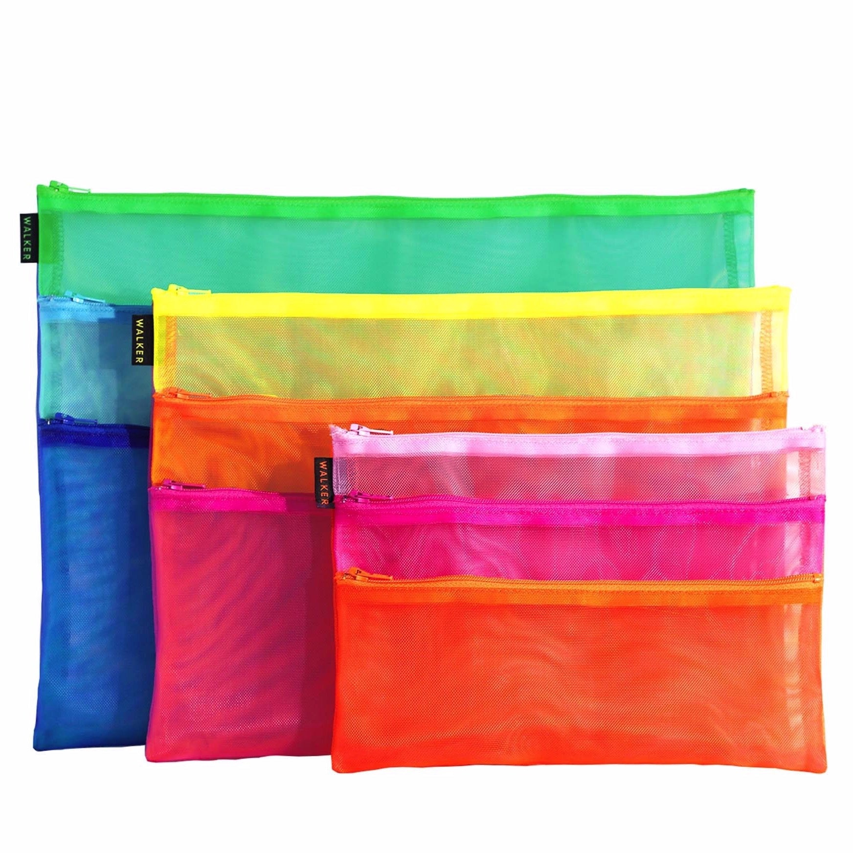 Triple Zip Cases - Multi Color