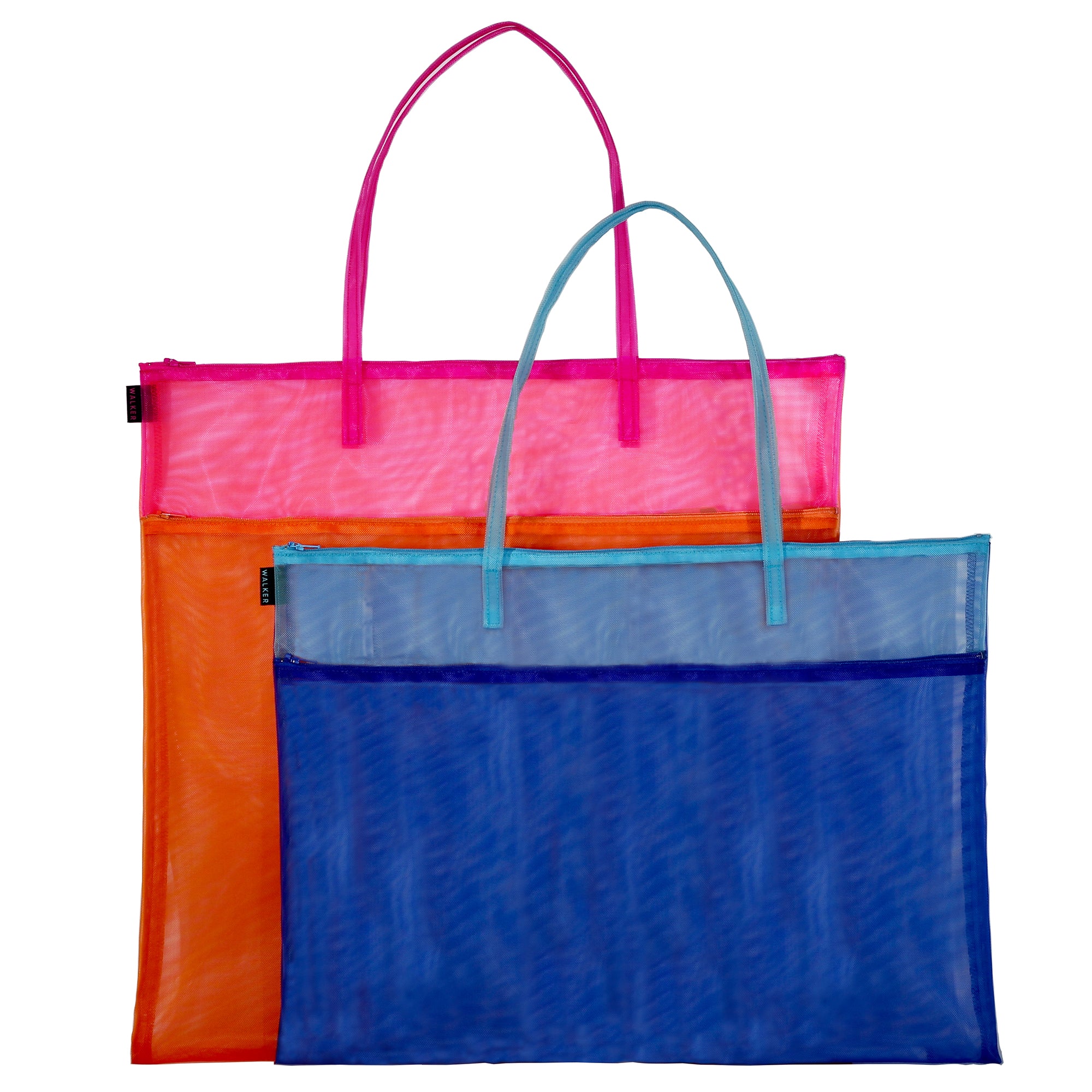 Walker Bags Color Mesh Zip Case – Aqua – 3 x 4