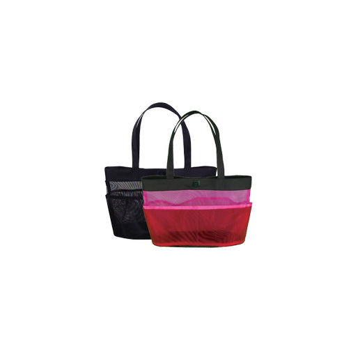 Duck & Mesh Utility Tote with 4 Pockets